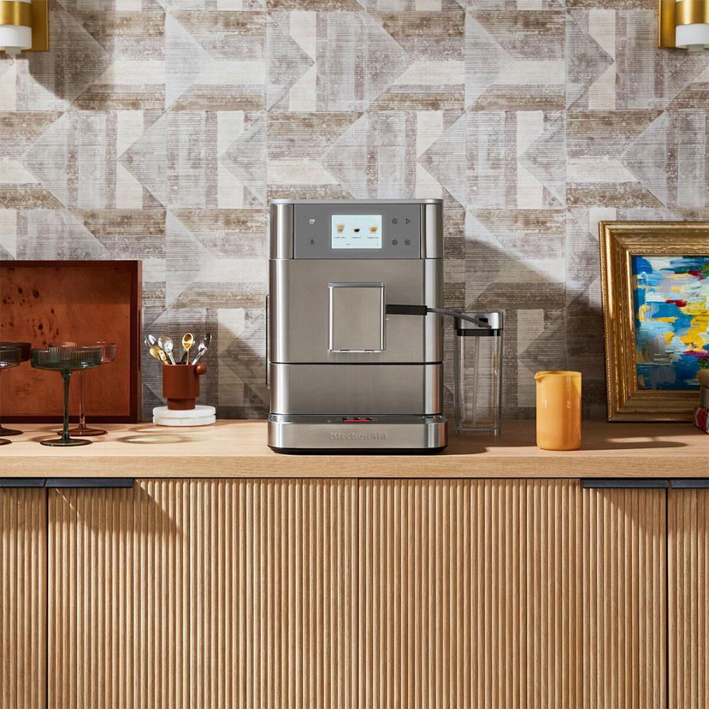 KitchenAid 5KES8557ESX Tam Otomatik Espresso Makinesi KF7 Brushed Stainless SteelKitchenAid