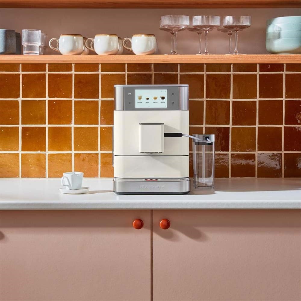 KitchenAid 5KES8558EPL Tam Otomatik Espresso Makinesi KF8 Porcelain WhiteKitchenAid