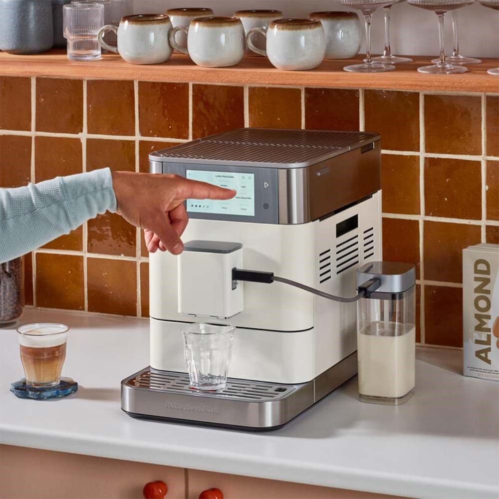 KitchenAid 5KES8558EPL Tam Otomatik Espresso Makinesi KF8 Porcelain WhiteKitchenAid
