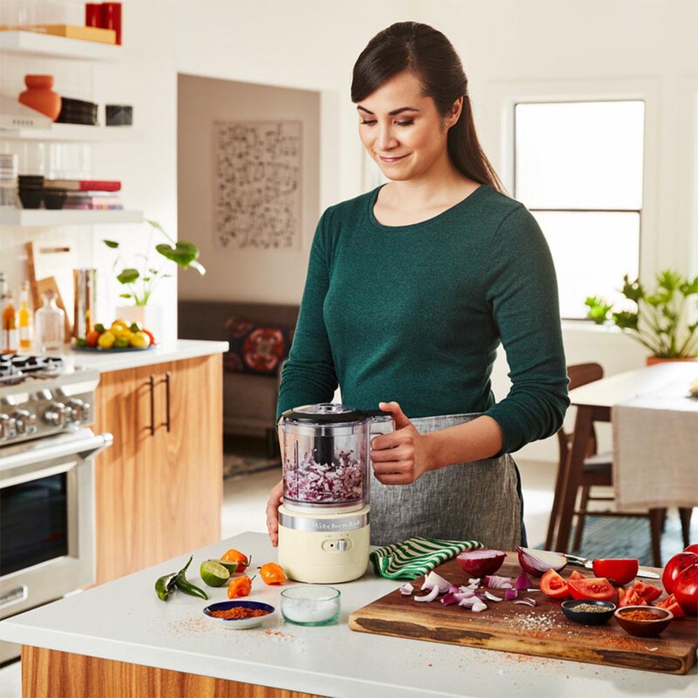 KitchenAid 5KFCB519EAC Kablosuz 1,19 L Mutfak Robotu Almond CreamKitchenAid