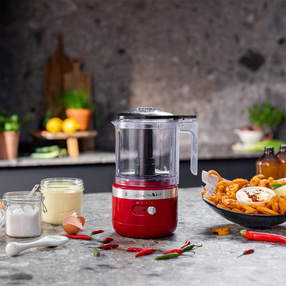 KitchenAid 5KFCB519EER Kablosuz 1,19 L Mutfak Robotu Empire RedKitchenAid