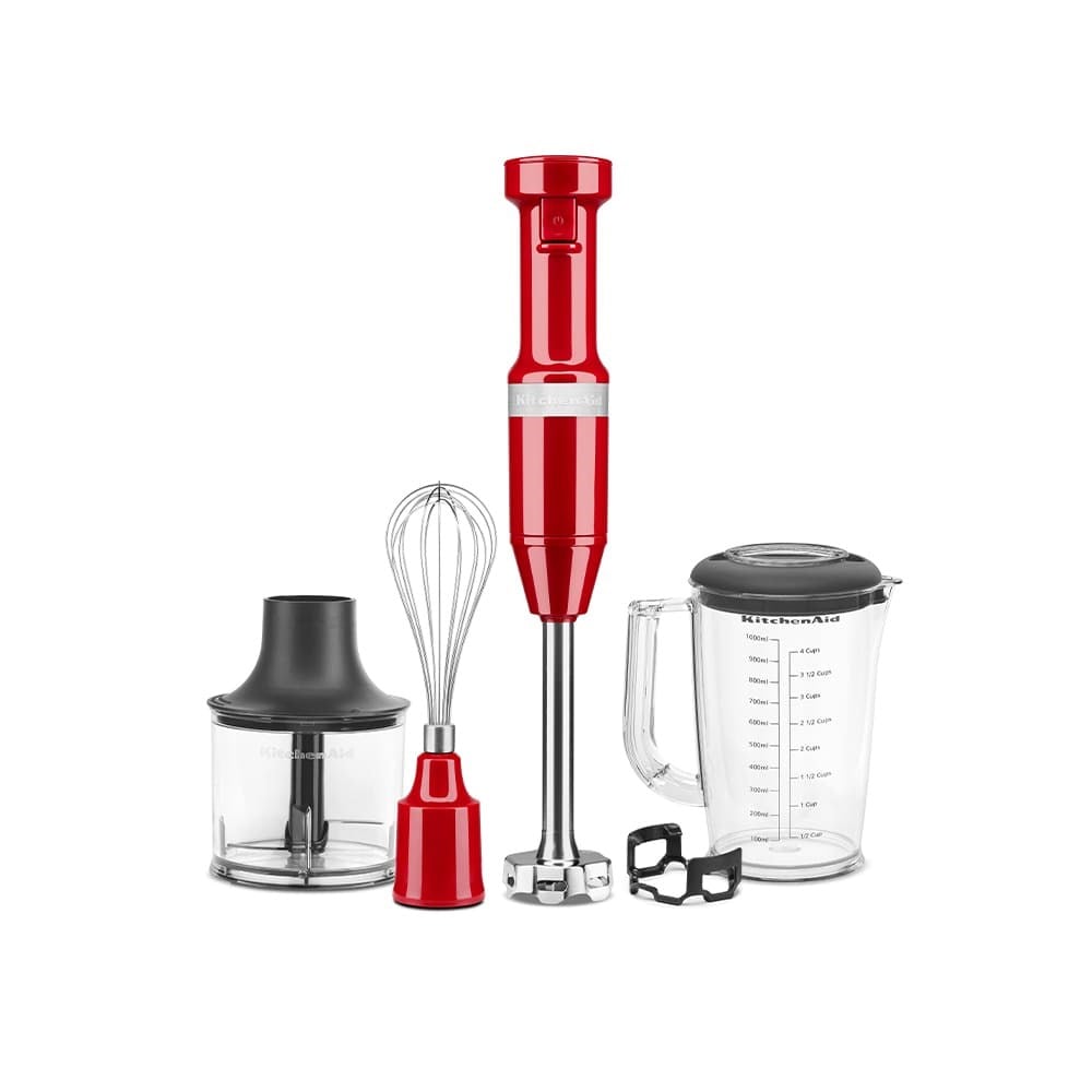 KitchenAid 5KHBV83EER Aksesuarlı El Blenderı Empire RedKitchenAid