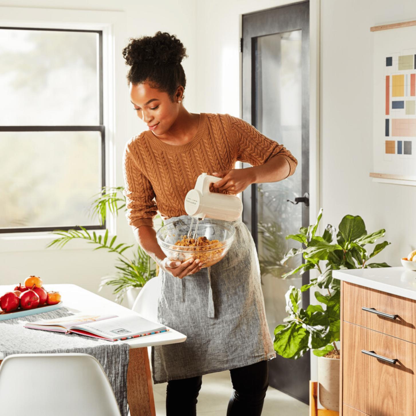 KitchenAid 5KHMB732EAC Kablosuz El Mikseri Almond CreamKitchenAid