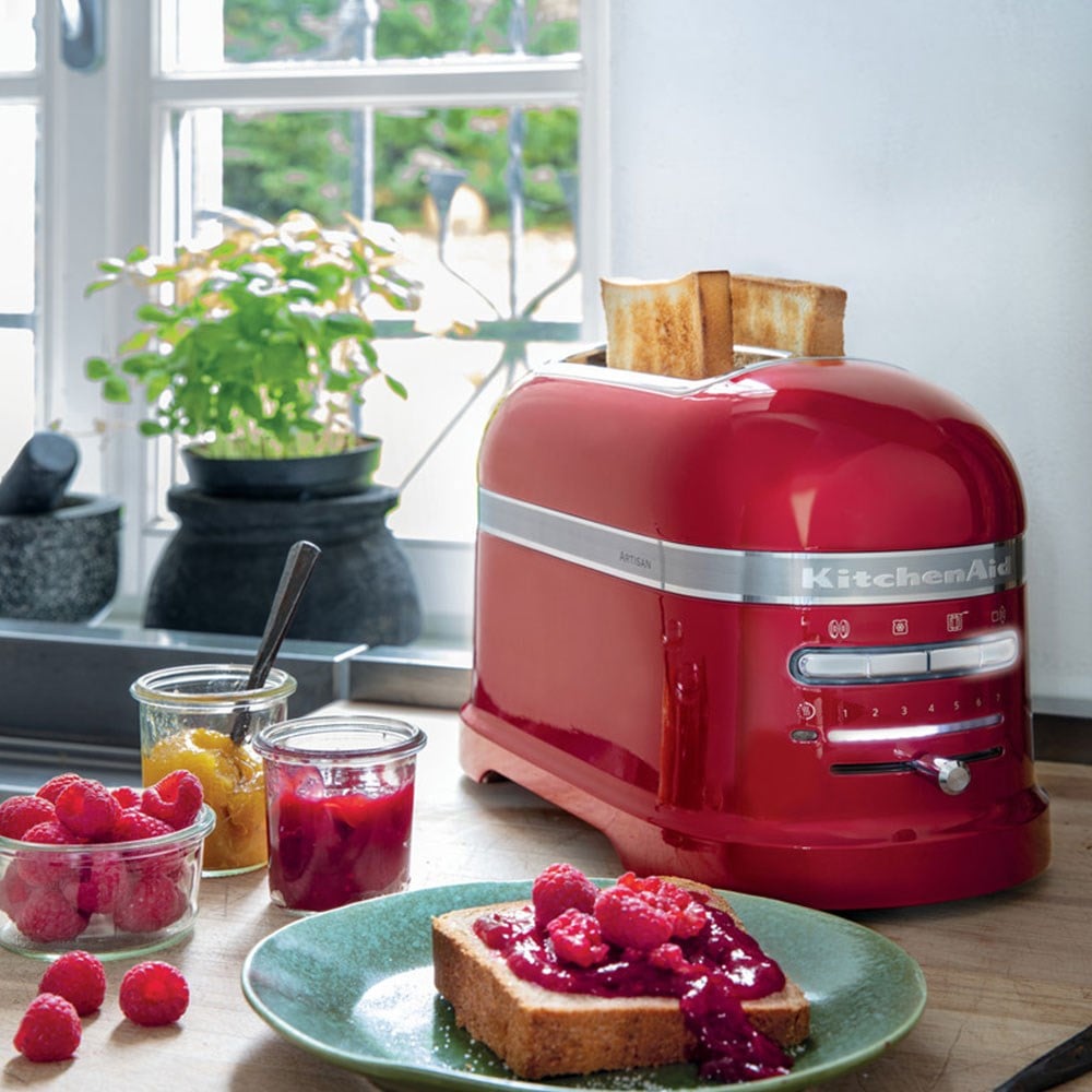 KitchenAid 5KMT2204EER Artisan 2 Yuvalı Ekmek Kızartma Makinesi Empire RedKitchenAid