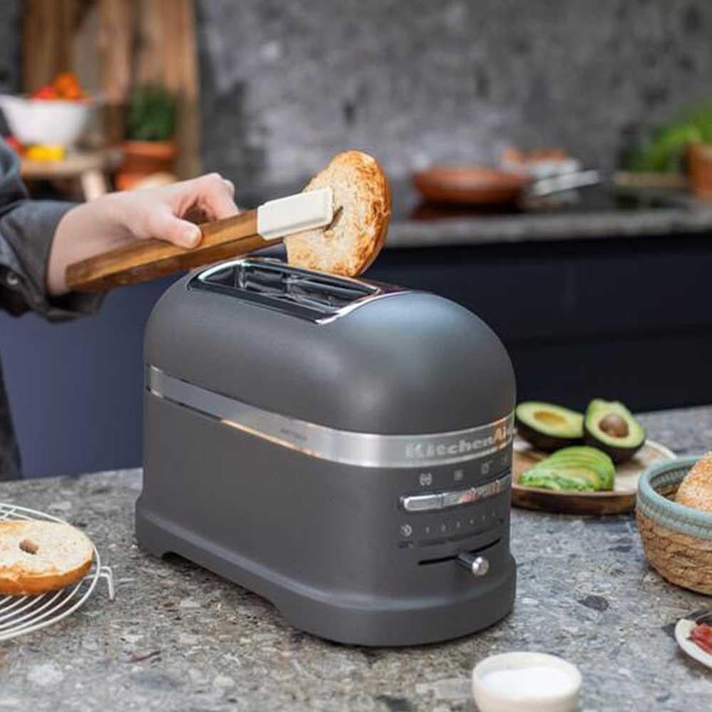 KitchenAid 5KMT2204EGR Artisan 2 Yuvalı Ekmek Kızartma Makinesi Imperial GreyKitchenAid