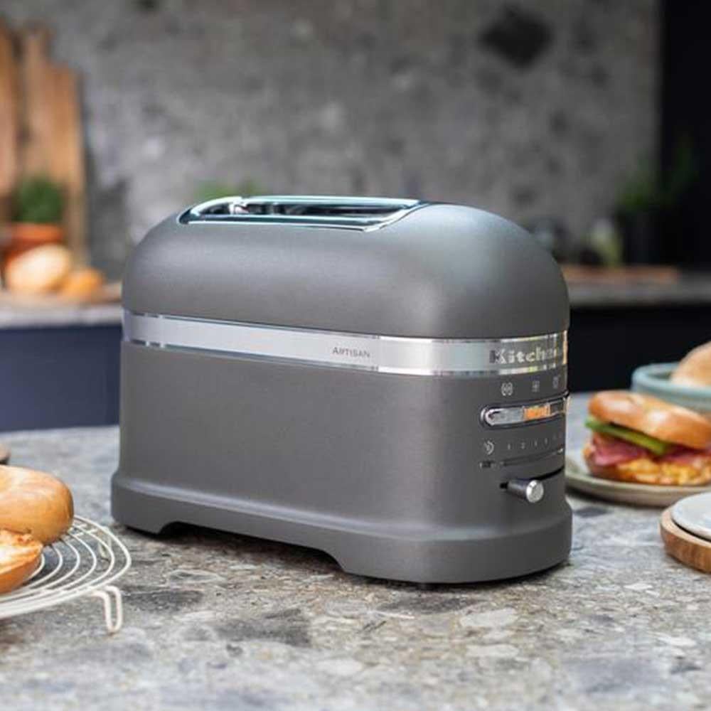 KitchenAid 5KMT2204EGR Artisan 2 Yuvalı Ekmek Kızartma Makinesi Imperial GreyKitchenAid