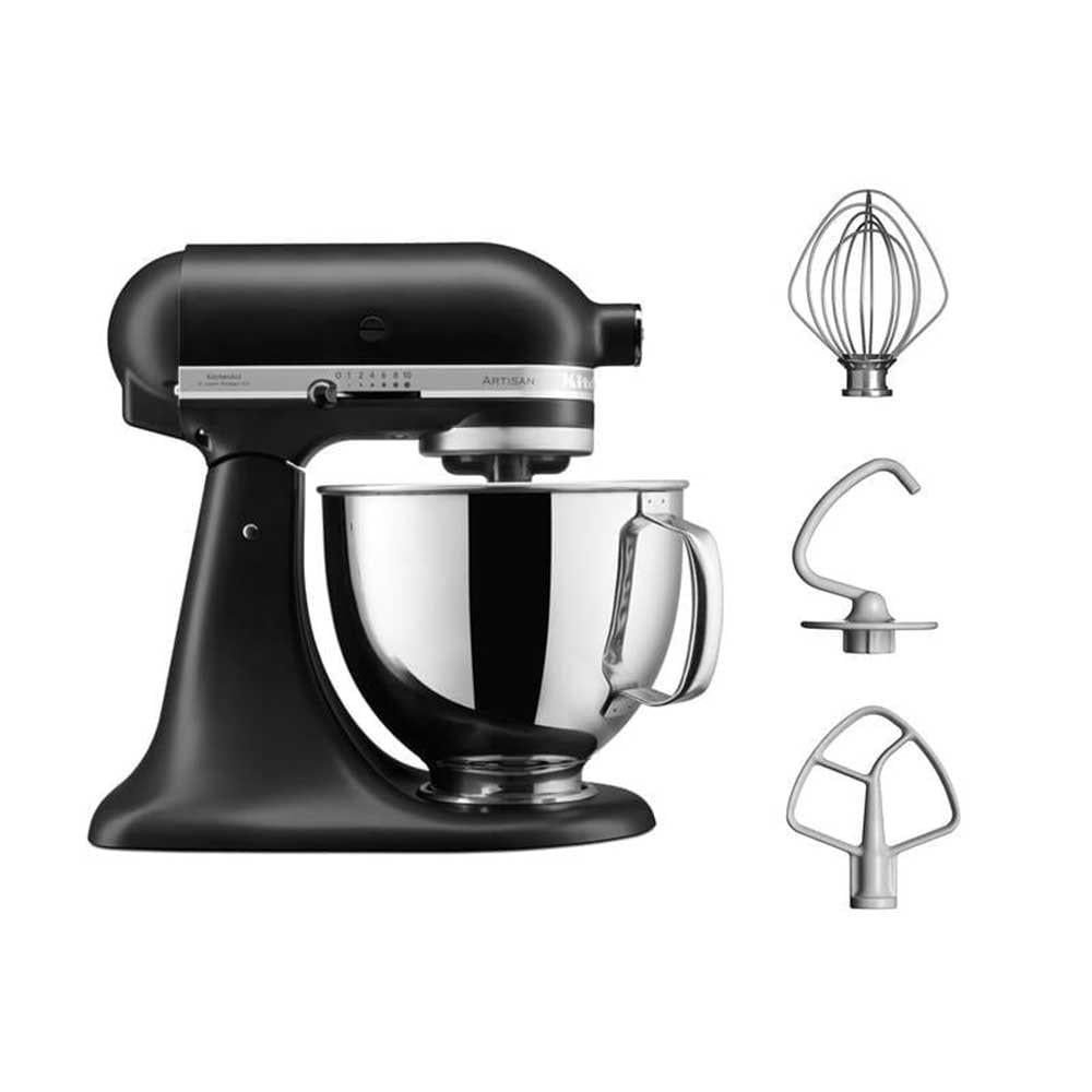 KitchenAid 5KSM125EBM Artisan 4,8 L Stand Mikser Matte BlackKitchenAid