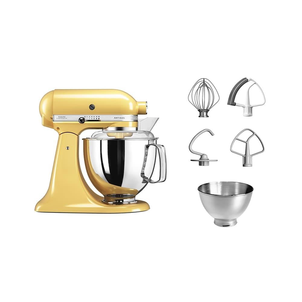 KitchenAid 5KSM175PSEMY Artisan 4,8 L Stand Mikser Majestic YellowKitchenAid