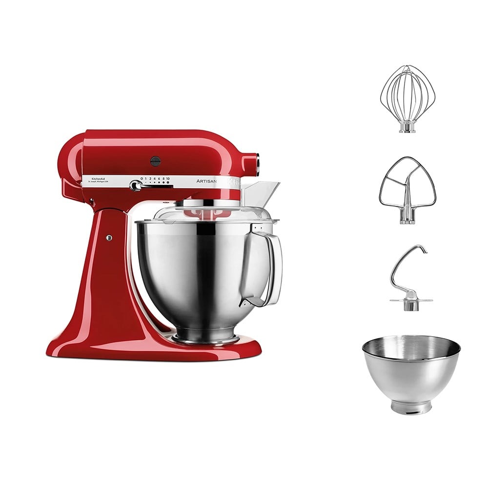 KitchenAid 5KSM185PSEER Artisan 4,8 L Stand Mikser Empire RedKitchenAid