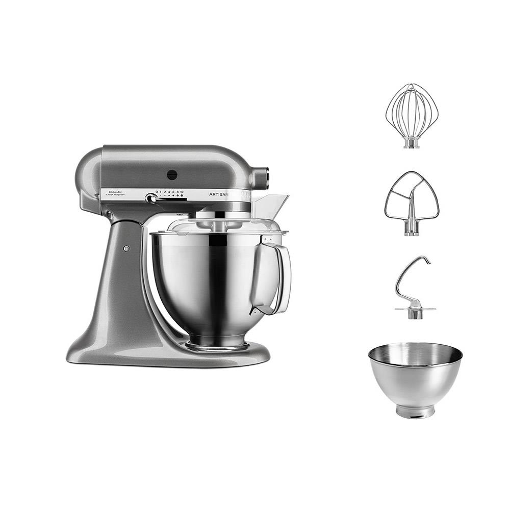 KitchenAid 5KSM185PSEMS Artisan 4,8 L Stand Mikser Medallion SilverKitchenAid