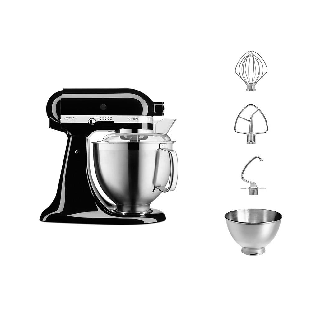 KitchenAid 5KSM185PSEOB Artisan 4,8 L Stand Mikser Onxy BlackKitchenAid