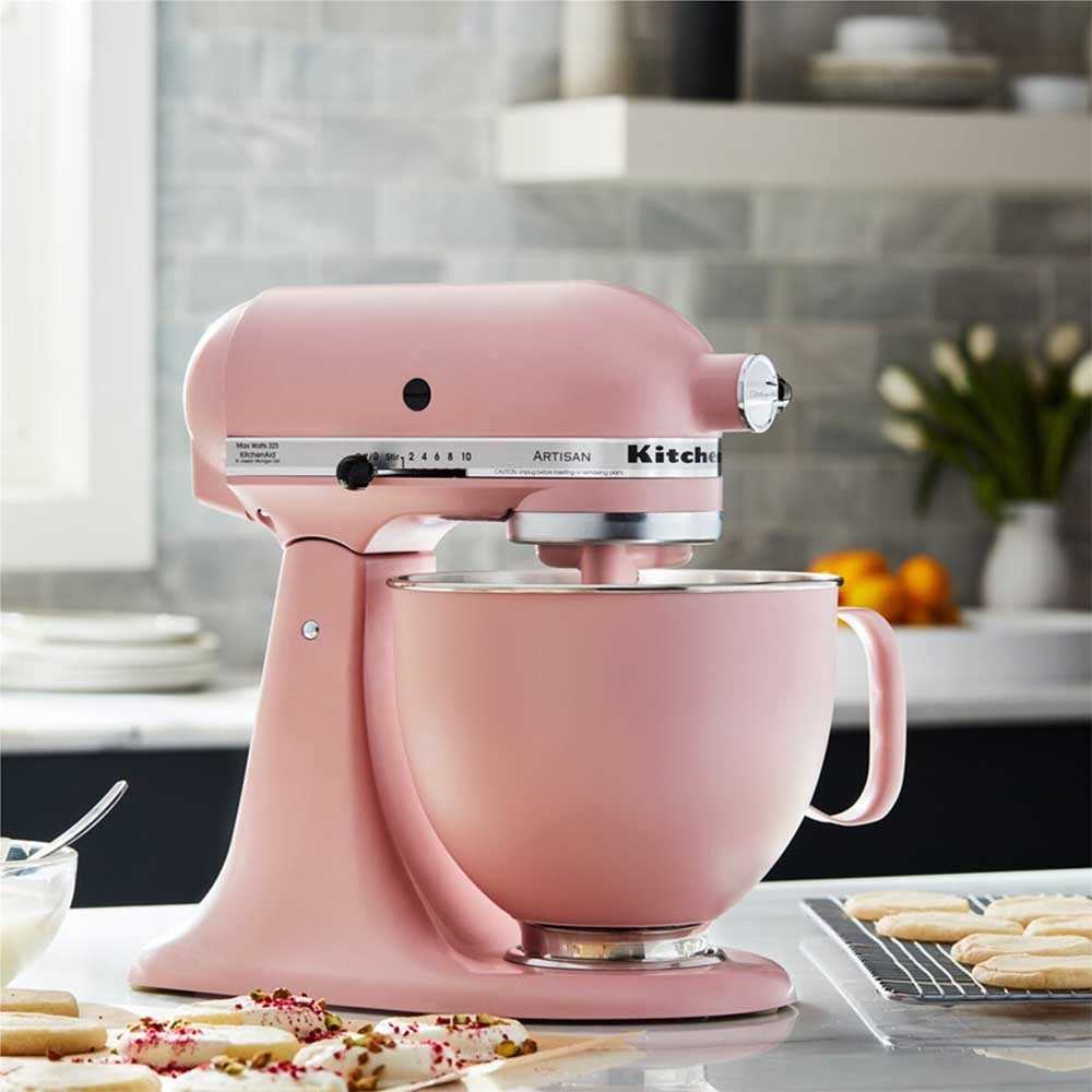 KitchenAid 5KSM5SSBDR 4,8 L Stand Mikser için Paslanmaz Çelik Kase Dried RoseKitchenAid