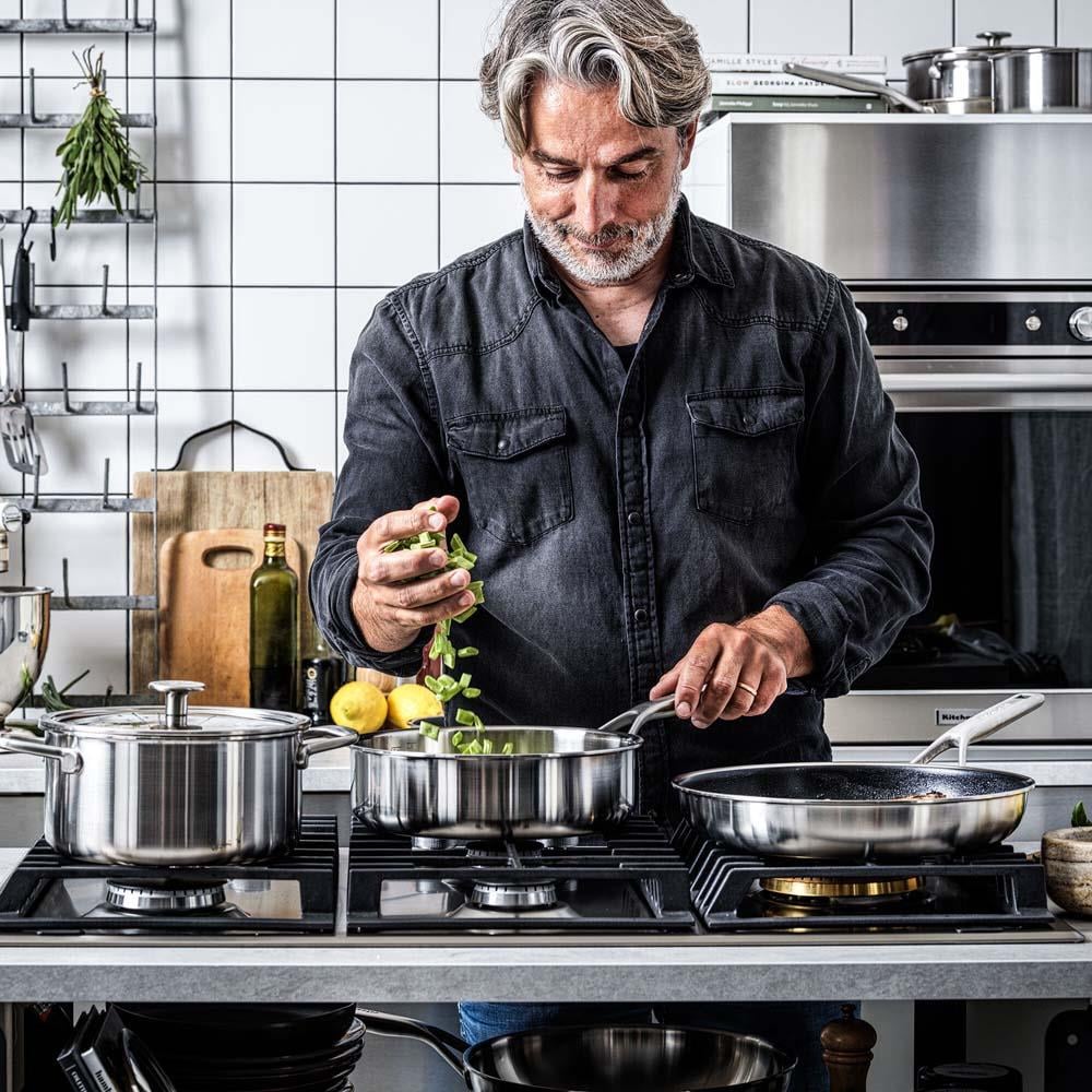 Kitchenaid Artisan 3 Katlı Tencere 20 cm ÇelikKitchenAid