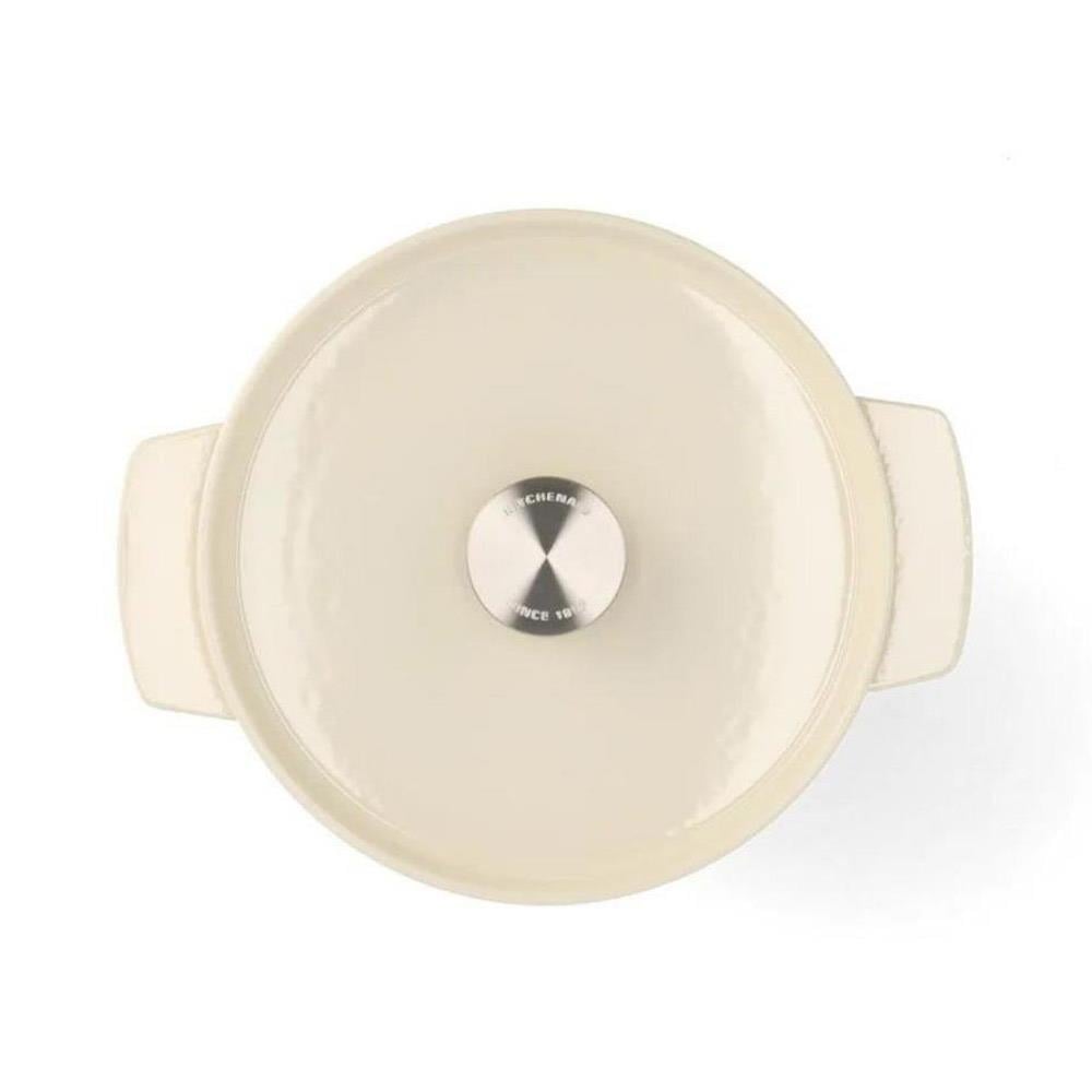 KitchenAid Döküm Tencere 26 cm Almond CreamKitchenAid