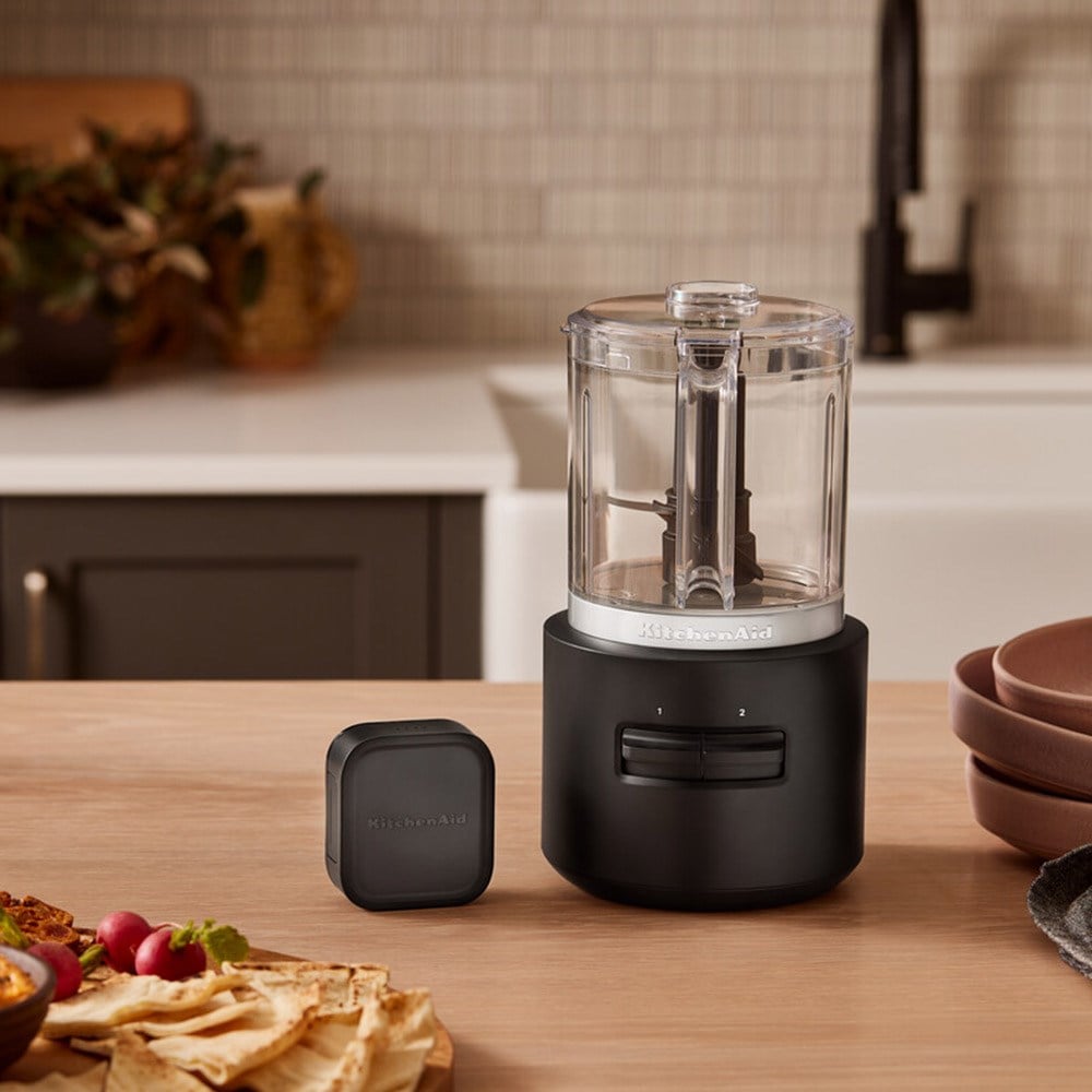 KitchenAid Go 5KFCR531BM Kablosuz Mutfak Robotu Bataryalı SiyahKitchenAid