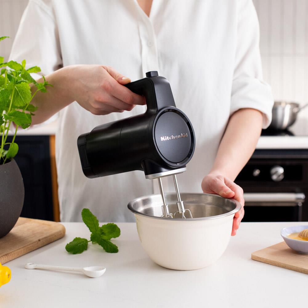 KitchenAid Go 5KHMR762BM Kablosuz El Mikseri Bataryalı SiyahKitchenAid