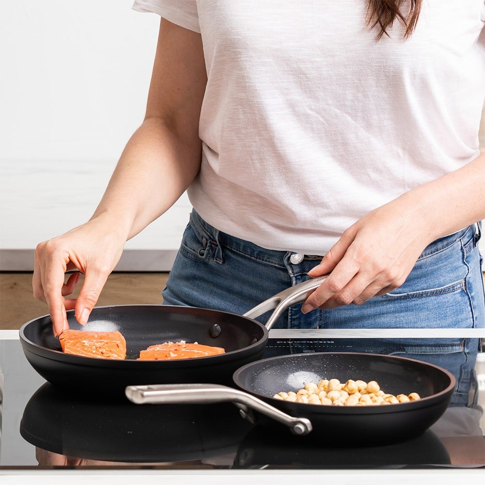 KitchenAid Kızartma Tavası Seti 20 cm + 28 cmKitchenAid