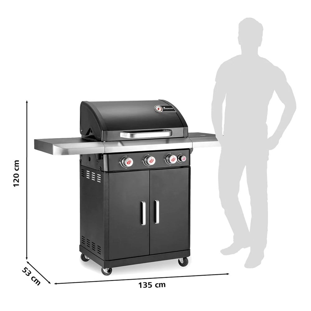 Landmann 12133 Rexon 3.1 Outdoor Gazlı BarbeküLandmann