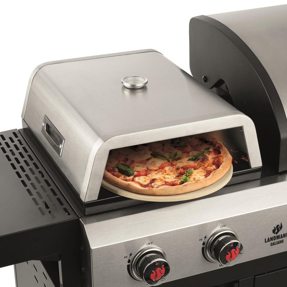 Landmann Caliano 6.1 Pizza Fırınlı Outdoor Gazlı Barbekü SiyahLandmann