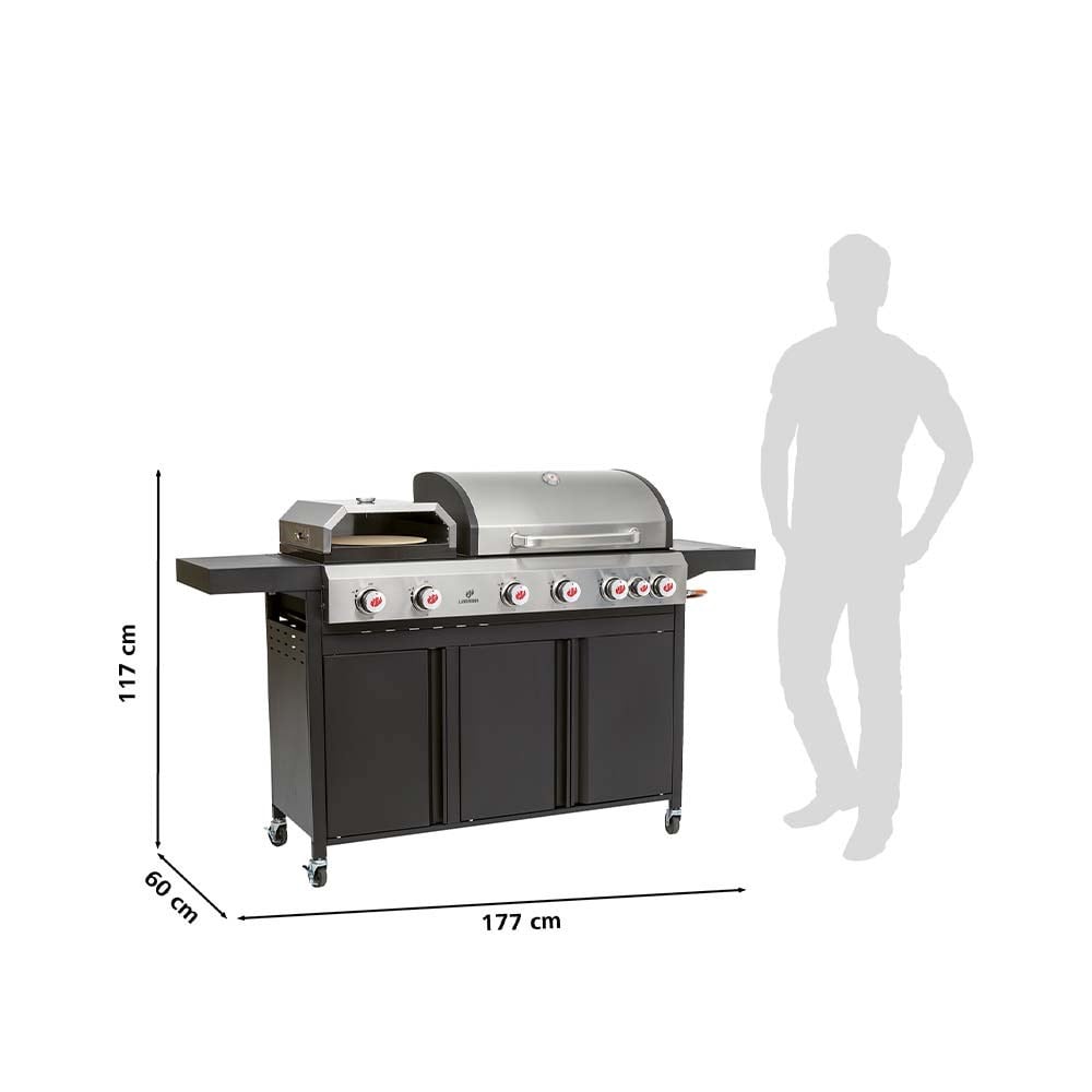 Landmann Caliano 6.1 Pizza Fırınlı Gazlı BarbeküLandmann