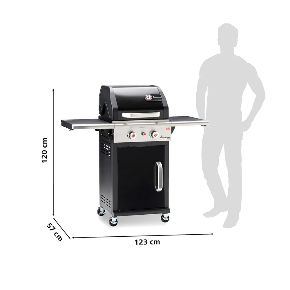 Landmann Triton 2.0 Outdoor Gazlı Barbekü SiyahLandmann