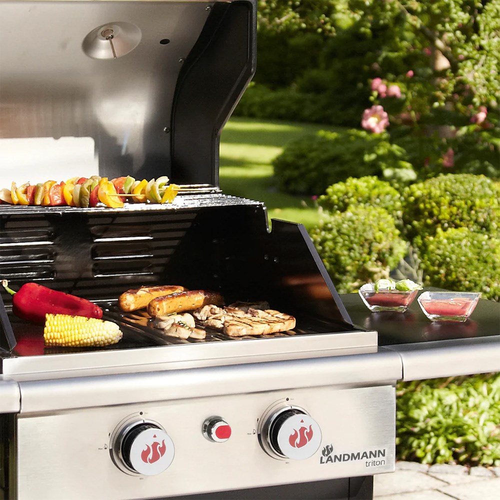 Landmann Triton 2.0 Outdoor Gazlı Barbekü SiyahLandmann