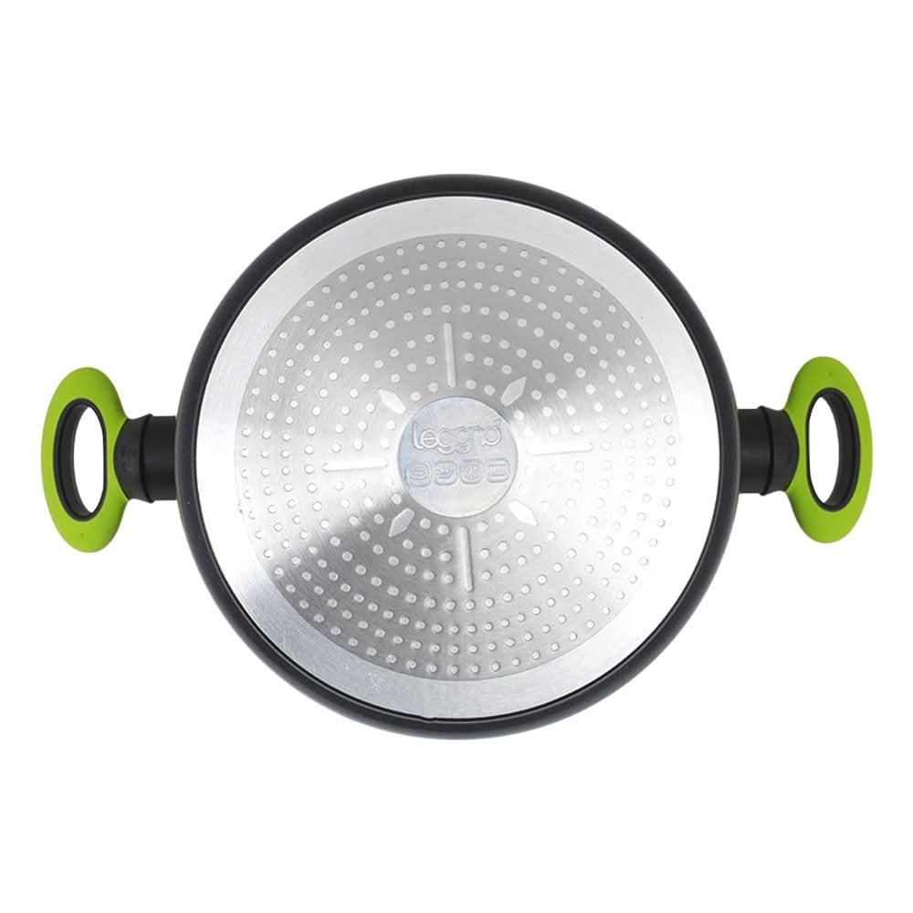Leggno Colorgy Diamond Pro 20 cm Derin Tencere Yeşil KulpLeggno