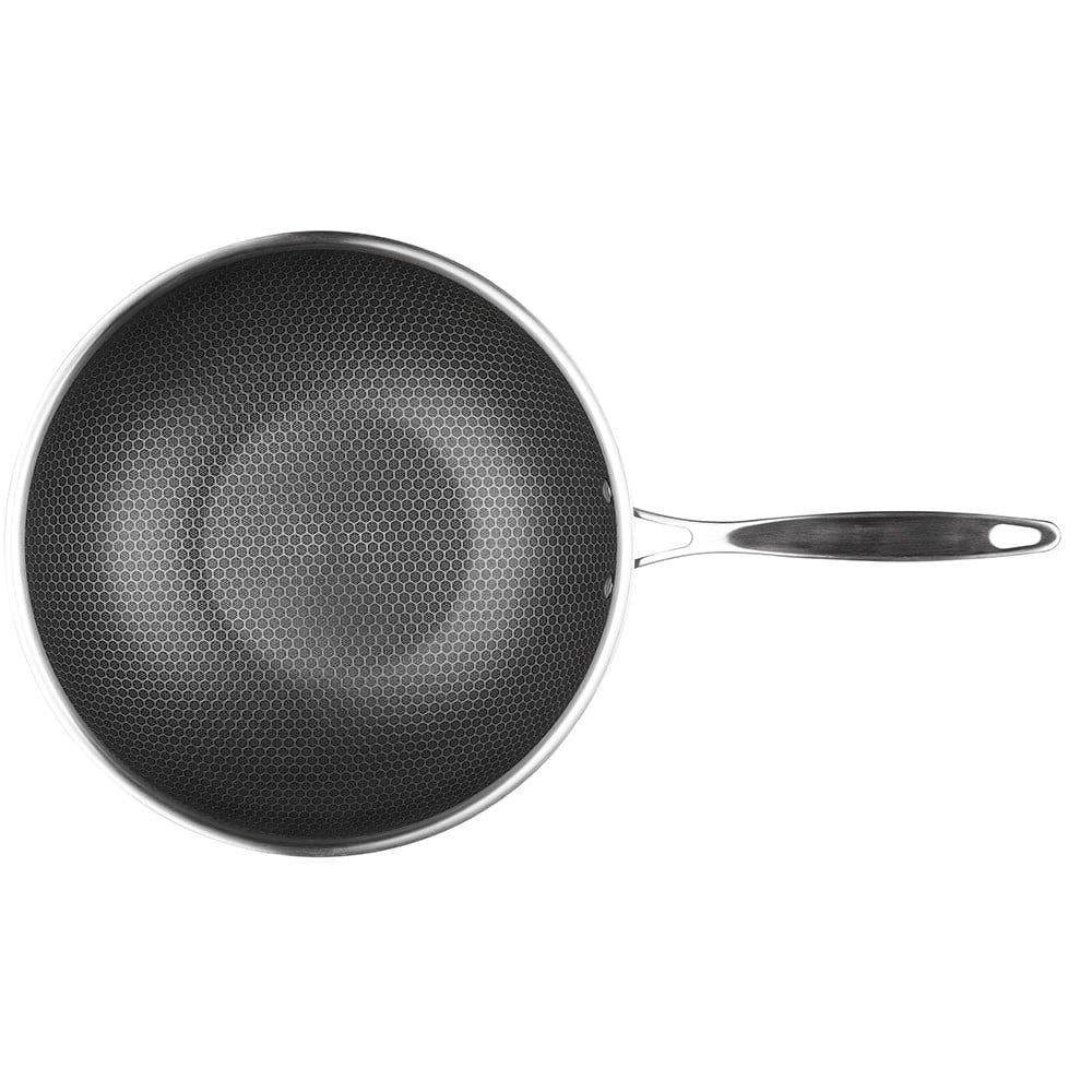 Leggno Elite Pro 3Ply Petek Tabanlı Wok Tava 30 cmLeggno
