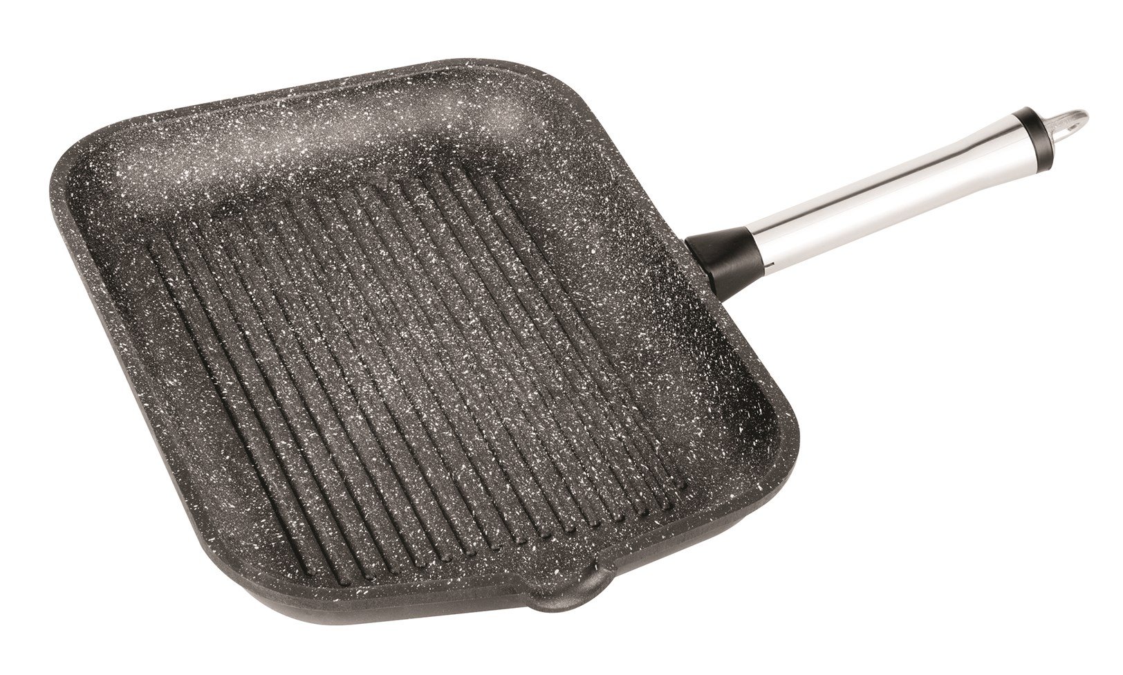 LEGGNO FSN2100GR36  FUSION GRANİT GRİL 36X26CM ÇELİK SAPLEGGNO