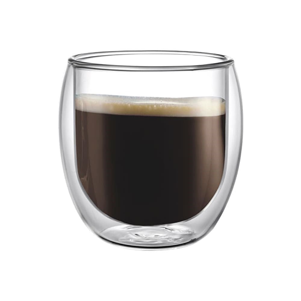 Leggno Vetro Çift Cidarlı Espresso Bardağı 2'li 100 mlLeggno