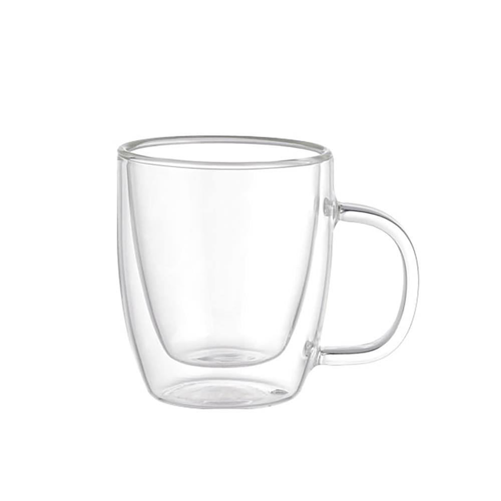 Leggno Vetro Çift Cidarlı Kahve Bardağı 2'li 310 mlLeggno