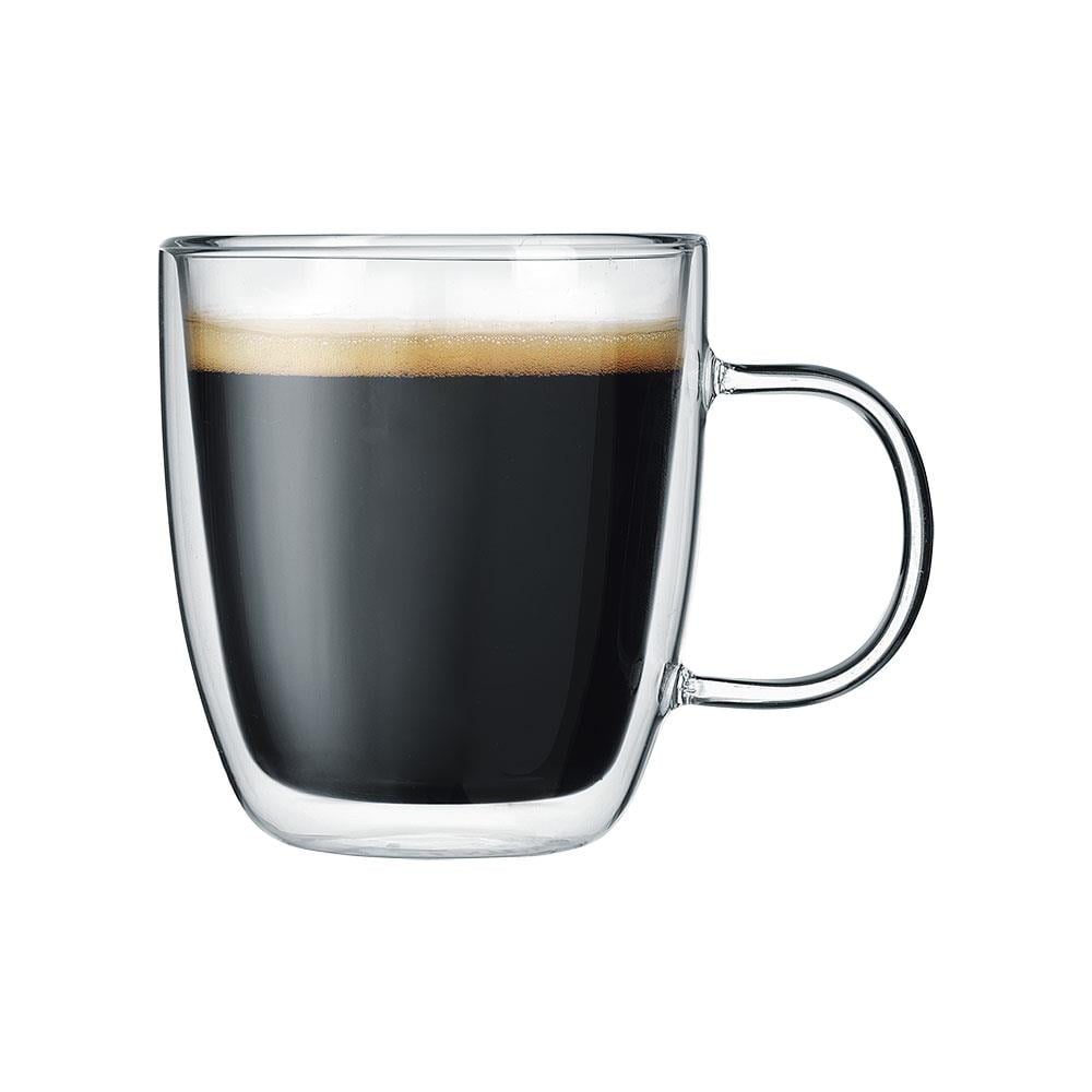 Leggno Vetro Çift Cidarlı Kahve Bardağı 2'li 120 mlLeggno