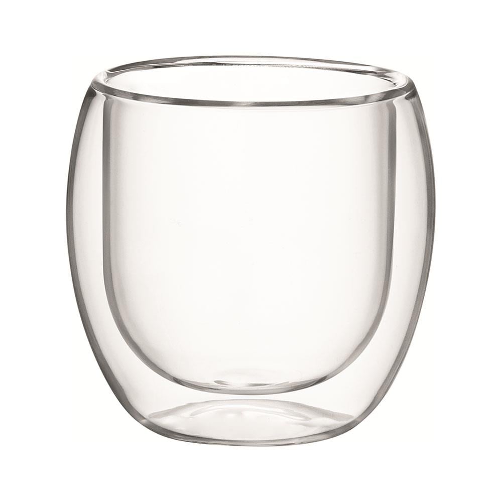 Leggno Vetro Çift Cidarlı Latte Bardağı 2'li 400 mlLeggno