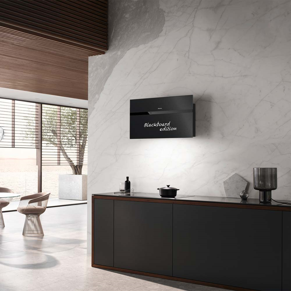Miele DA 9299 W Screen Duvar Davlumbazı 880 mm SiyahMiele