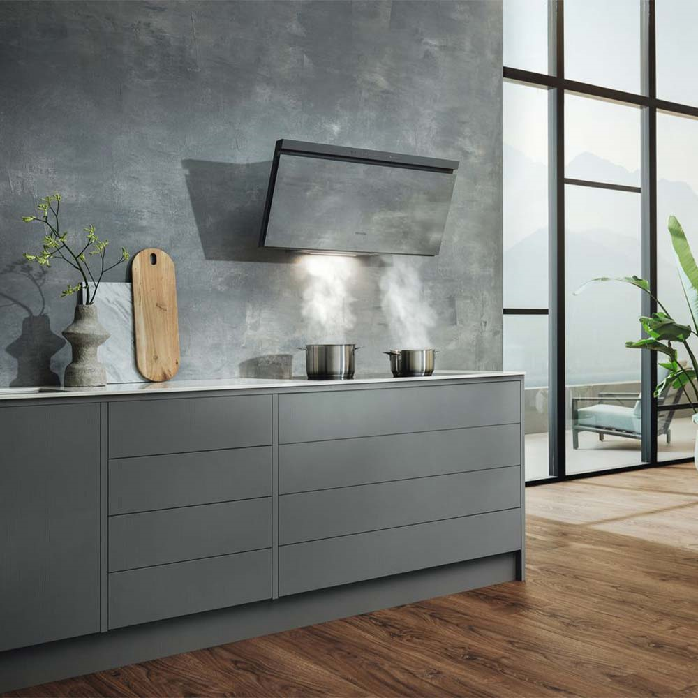 Miele DAH 4970 Sienna Duvar Davlumbazı 898 mm GriMiele