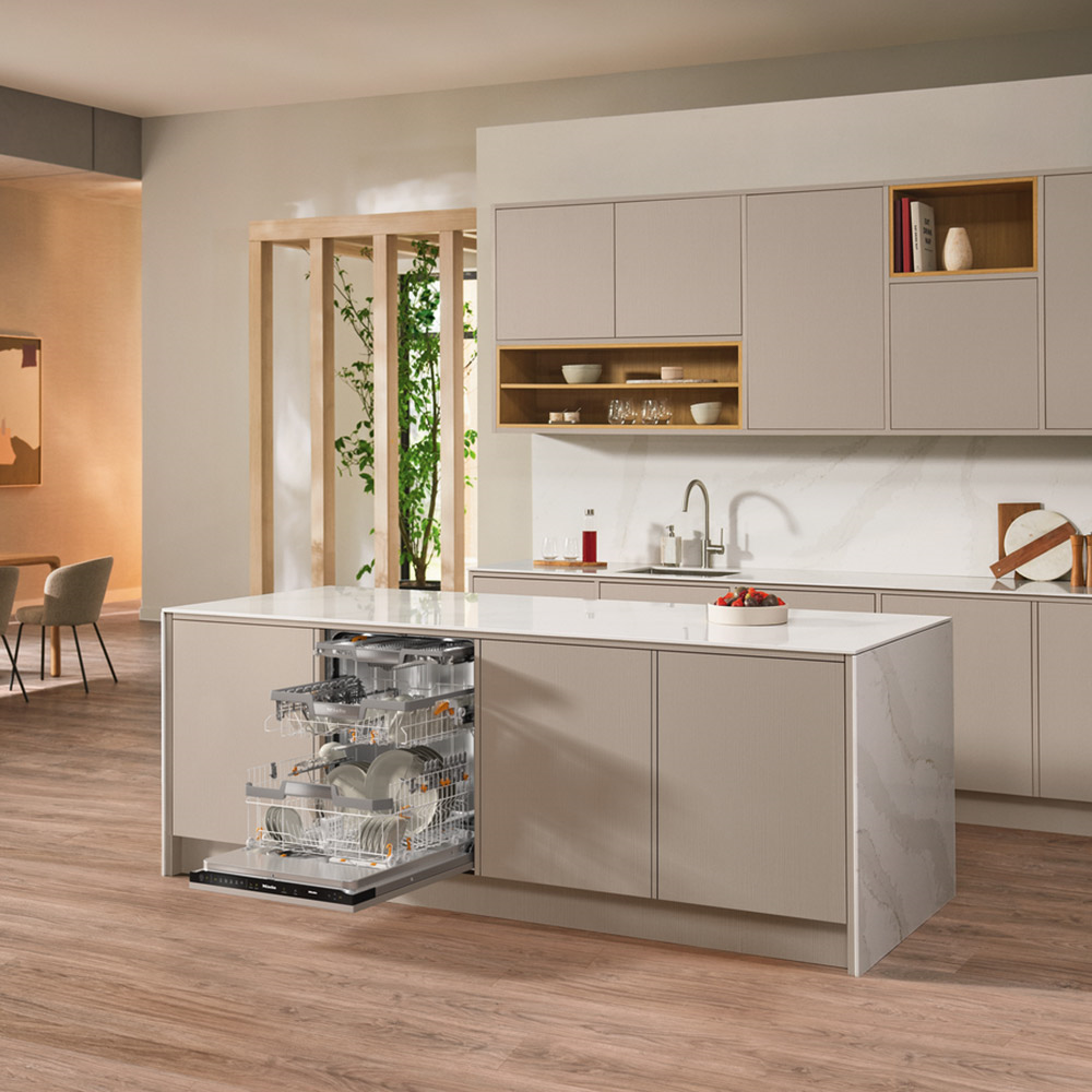 Miele G 7185 SCVi XXL AutoDos Tam Ankastre Bulaşık Makinesi B Enerji Sınıfı ÇelikMiele
