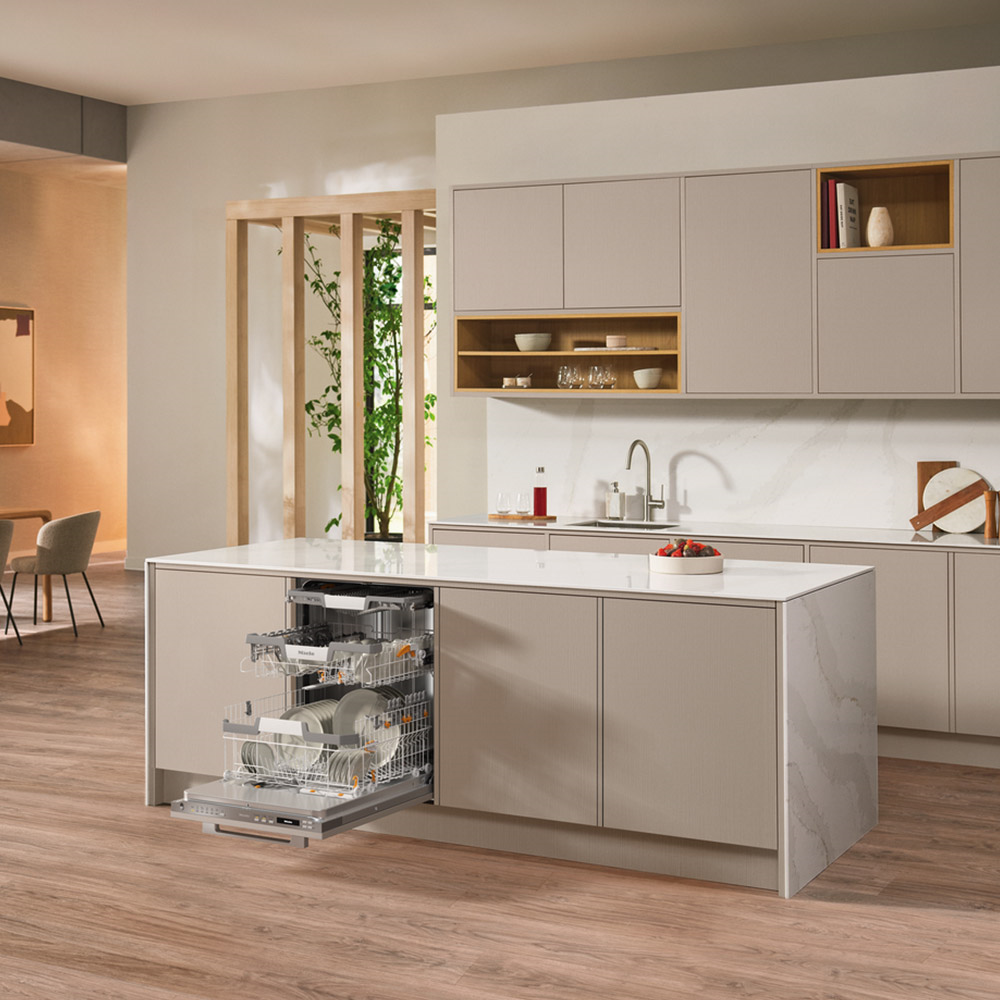 Miele G 7197 SCVi XXL AutoDos 125 Edition Tam Ankastre Bulaşık Makinesi B Enerji Sınıfı ÇelikMiele