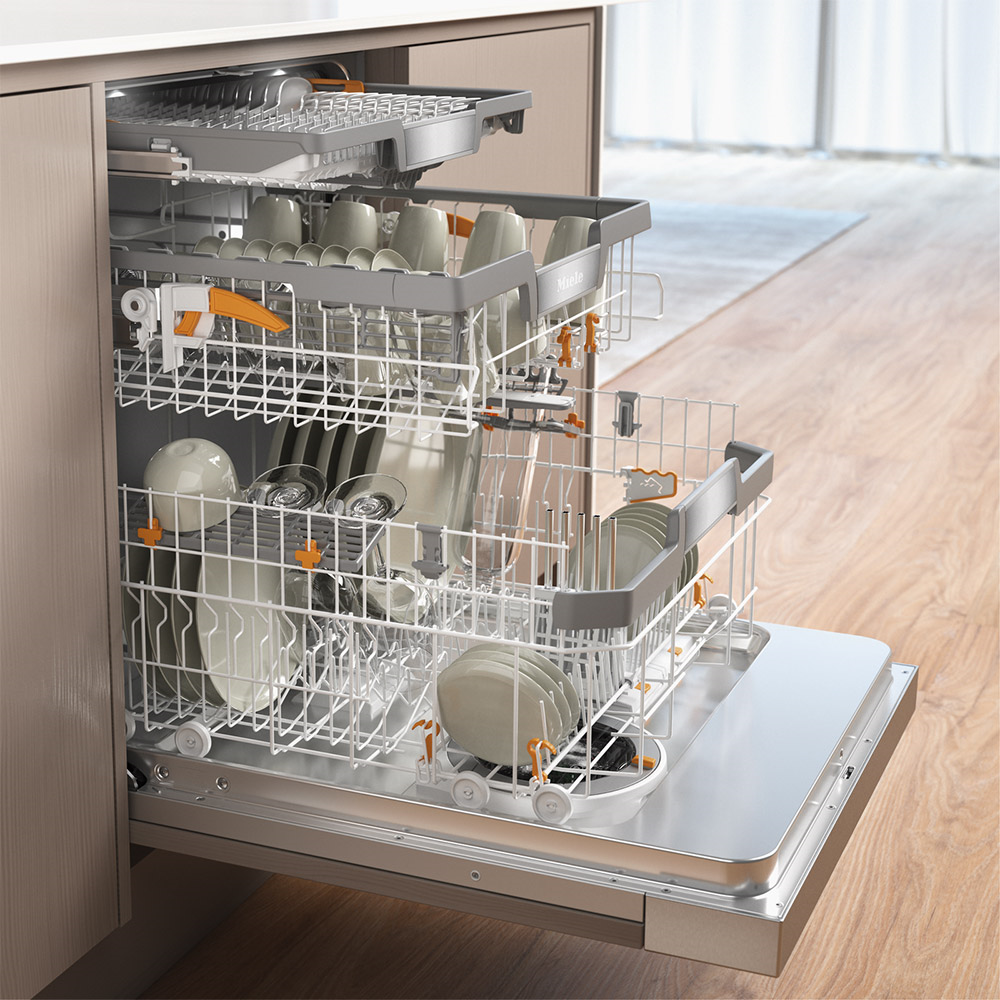 Miele G 7710 SCi AutoDos Ankastre Bulaşık Makinesi A Enerji Sınıfı EcoPower SiyahMiele