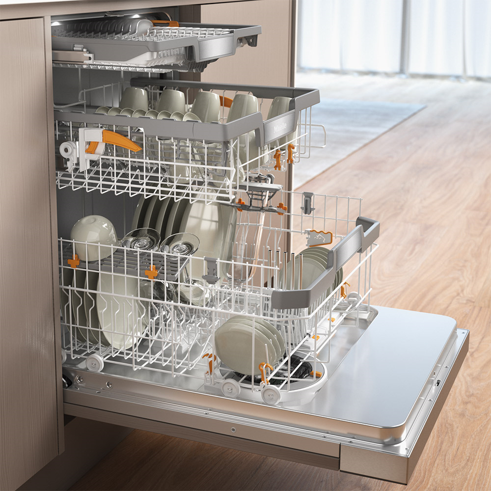 Miele G 7935 SCi XXL AutoDos Ankastre Bulaşık Makinesi A Enerji Sınıfı SiyahMiele