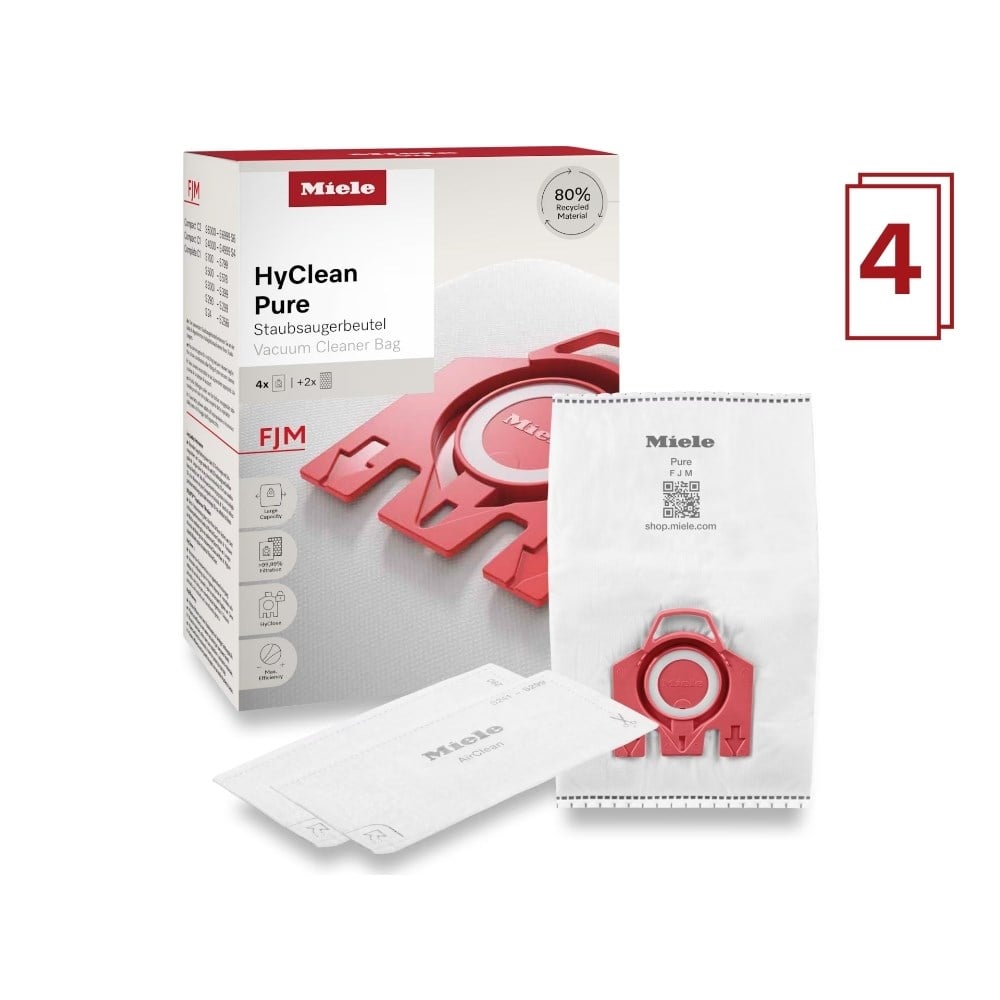 Miele HyClean Pure FJM Toz Torbası 4’lüMIELE-S