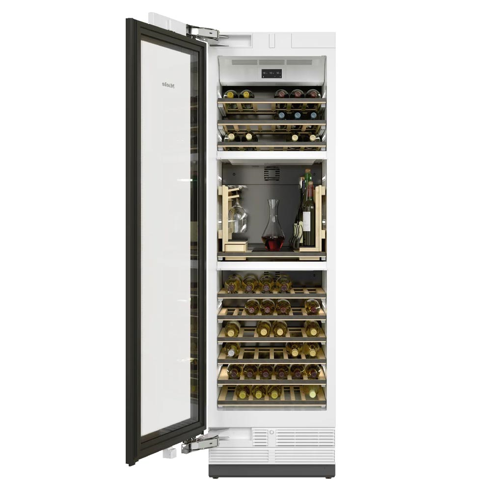 Miele KWT 2672 MasterCool Ankastre Şarap Dolabı G Enerji Sınıfı Siyah CamMiele