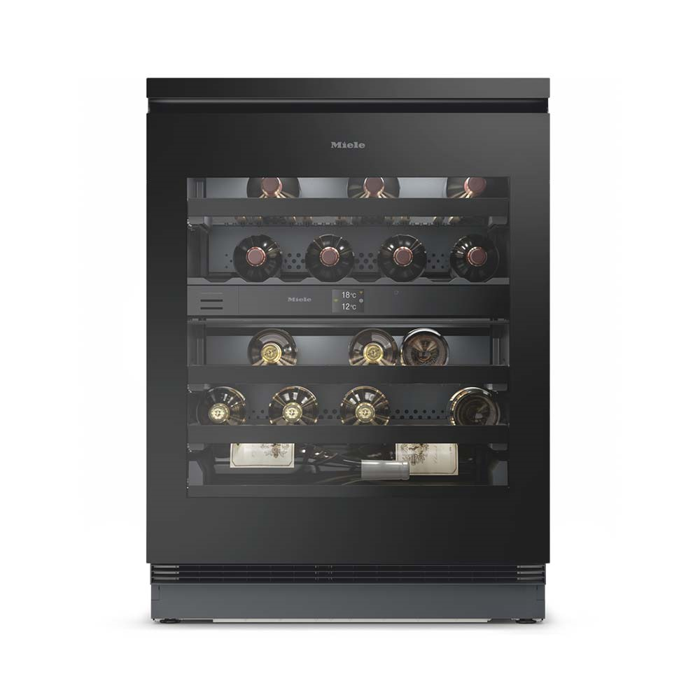 Miele KWTUS 7074 F Tezgah Altı Şarap Dolabı Obsidian SiyahıMiele