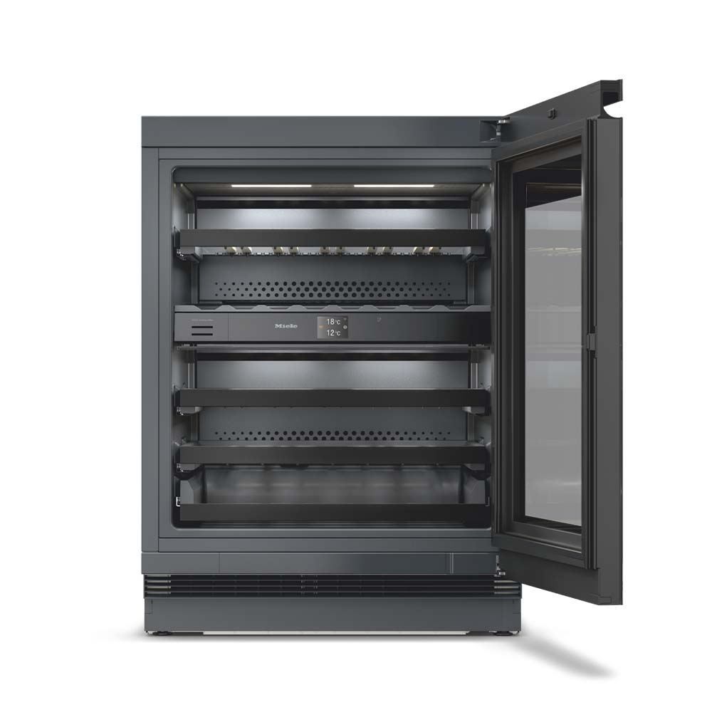 Miele KWTUS 7074 F Tezgah Altı Şarap Dolabı Obsidian SiyahıMiele