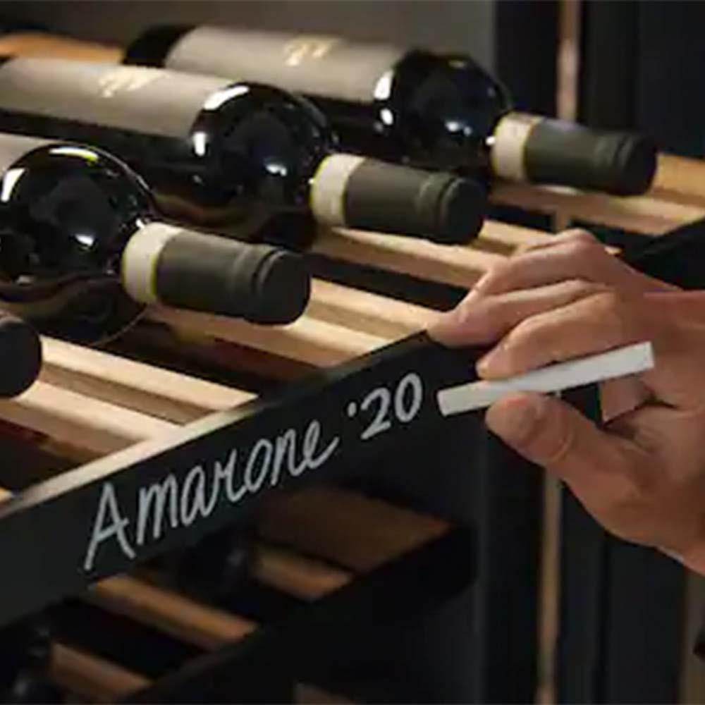 Miele KWTUS 7096 E Tezgah Altı Şarap Dolabı Push2Open Obsidian SiyahıMiele