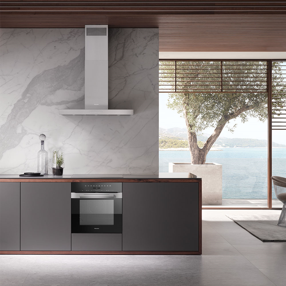 Miele PUR 98 D Ada Davlumbazı 898 mm ÇelikMiele