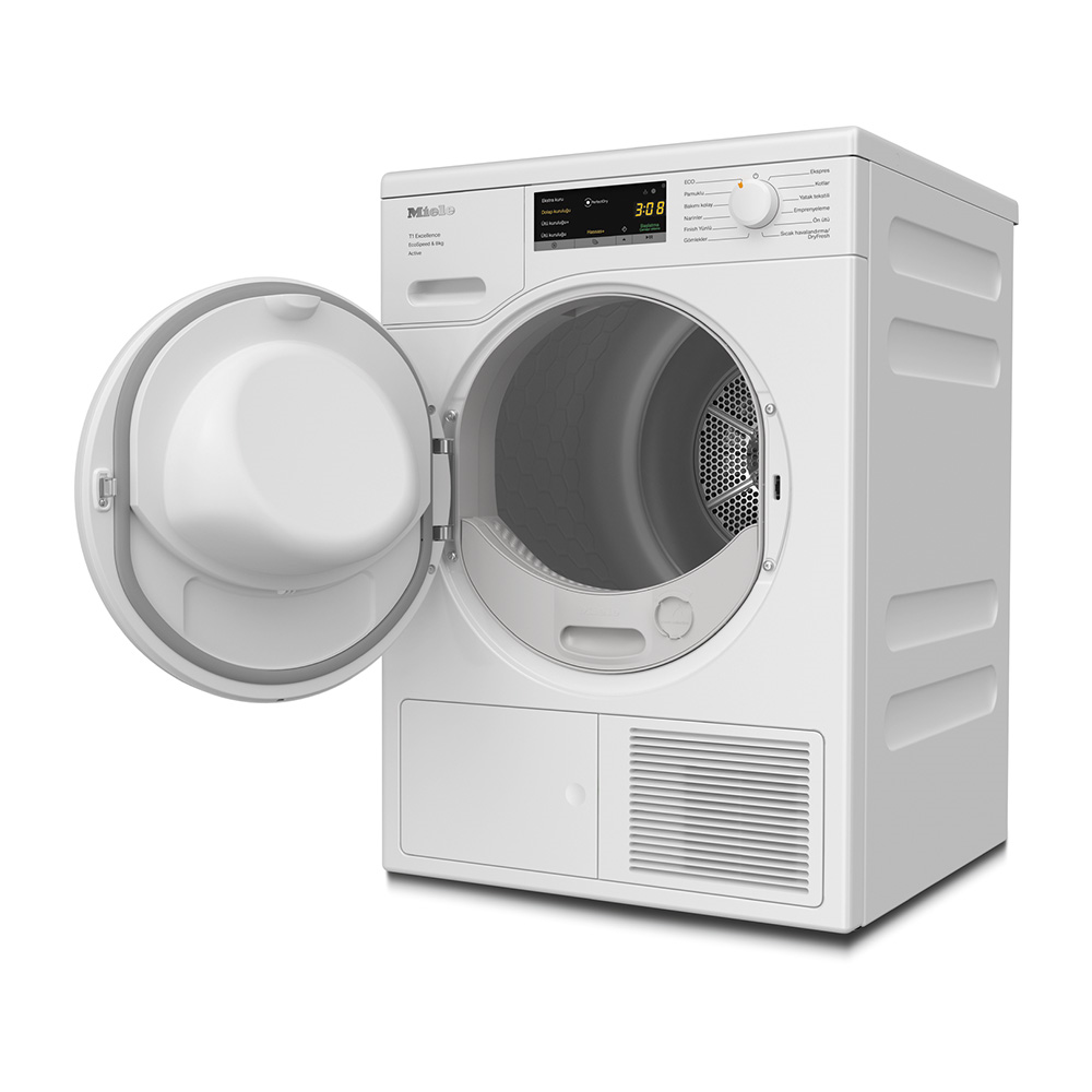Miele TEA525WP Kurutma Makinesi 8 kg A+++ Ön Ütüleme Lotus BeyazıMiele