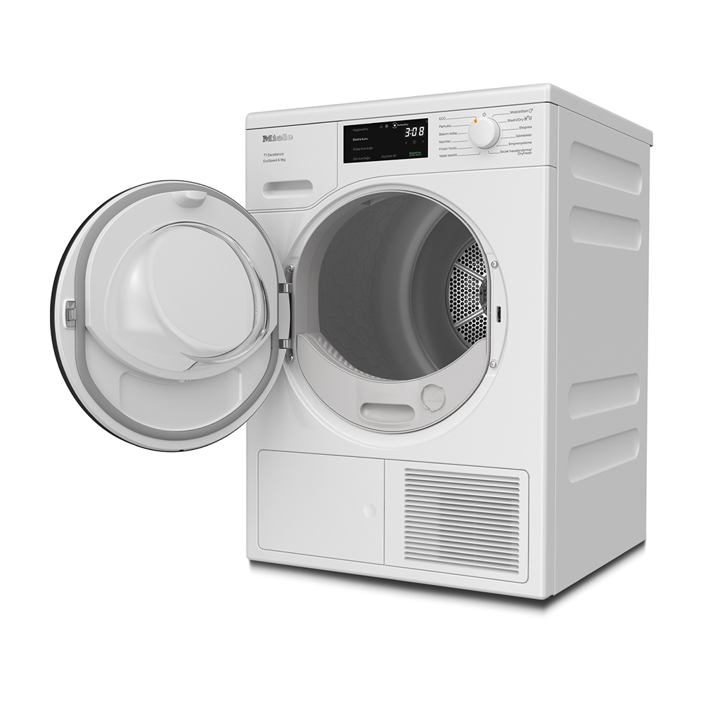 Miele TED645WP Kurutma Makinesi 9 kg A+++ DryCare 40, EcoSpeed Lotus BeyazıMiele