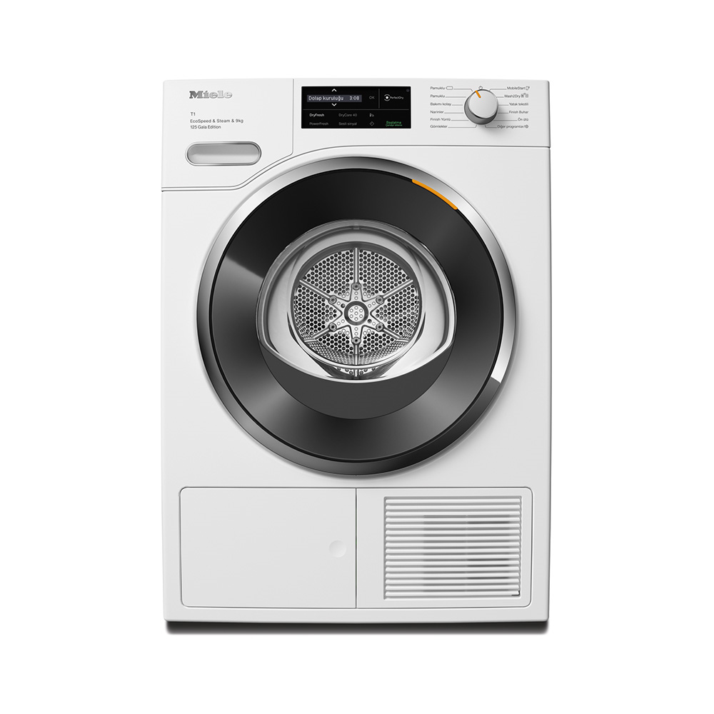 Miele TEL685WP 125 Gala Edition Kurutma Makinesi 9 kg A+++ DryCare40, EcoSpeed Lotus BeyazıMiele