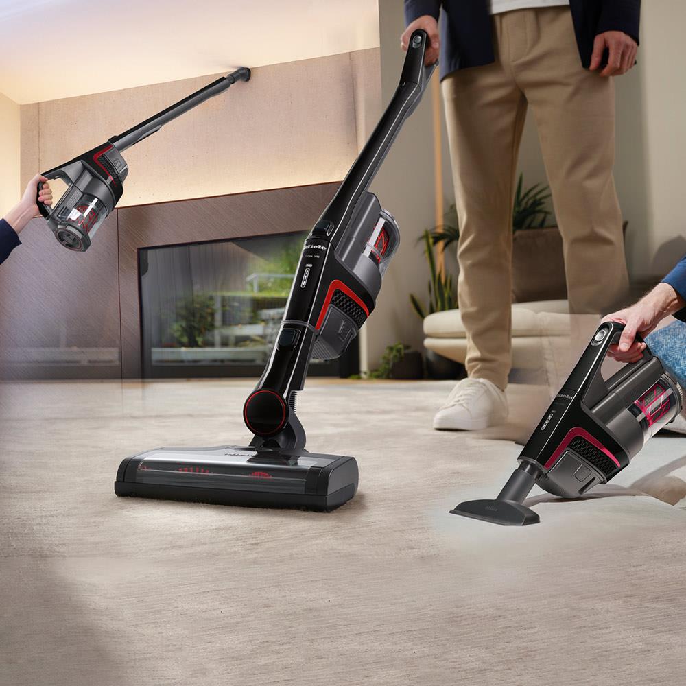Miele Triflex Hx1 Şarjlı Dikey Süpürge Obsidian SiyahıMIELE-S