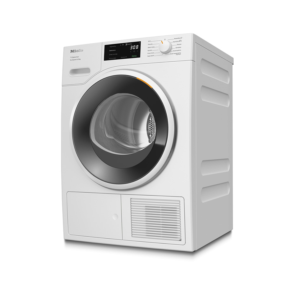 Miele TSH783 WP Kurutma Makinesi 9 kg A+++ DryCare 40, HygieneDry Lotus BeyazıMiele